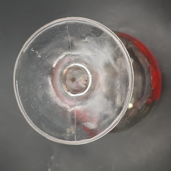 Vintage Pepsi Cola Thumbprint Pedistal Glass 6.25" - Picture 6 of 8